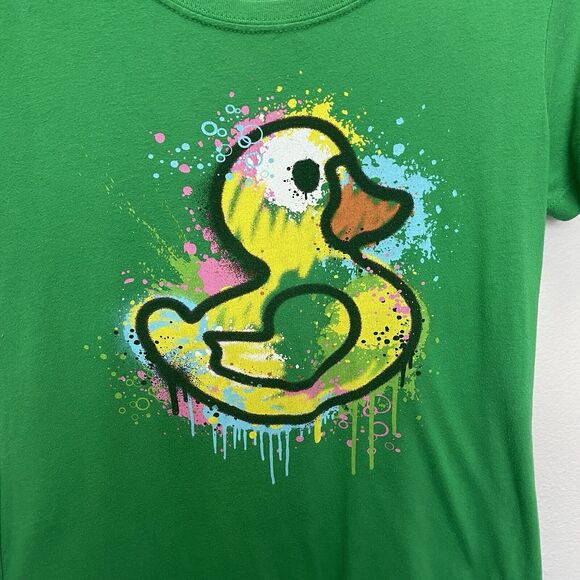 The Sugar Factory | Duck Splatter Paint Short Sleeve Top Large Women’s Las Vegas - Picture 3 of 6